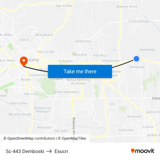 Sc-443 Demboski to Esucri map