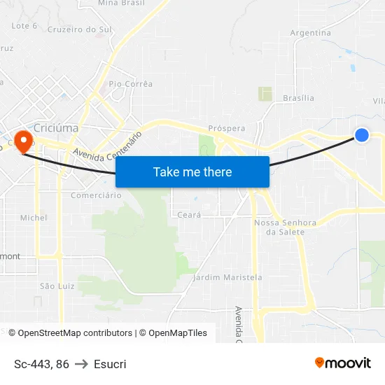 Sc-443, 86 to Esucri map