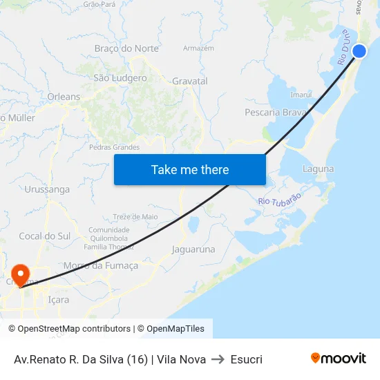 Av.Renato R. Da Silva (16) | Vila Nova to Esucri map