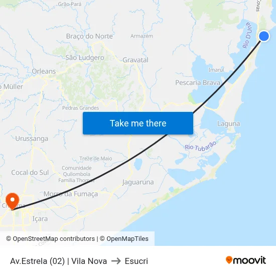 Av.Estrela (02) | Vila Nova to Esucri map