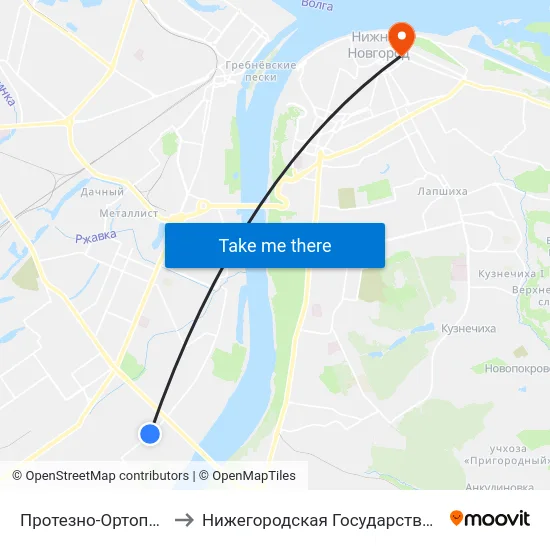 Протезно-Ортопедическое Предприятие to Нижегородская Государственная Консерватория Им. М.И. Глинки map