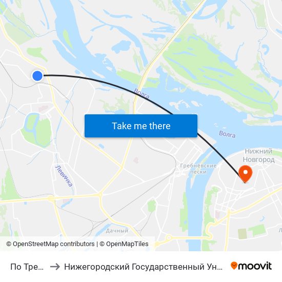 По Требованию to Нижегородский Государственный Университет Им. Н. И. Лобачевского map