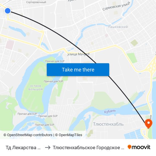 Тд Лекарства Кубани to Тлюстенхабльское Городское Поселение map