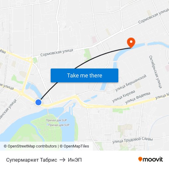 Супермаркет Табрис to ИнЭП map