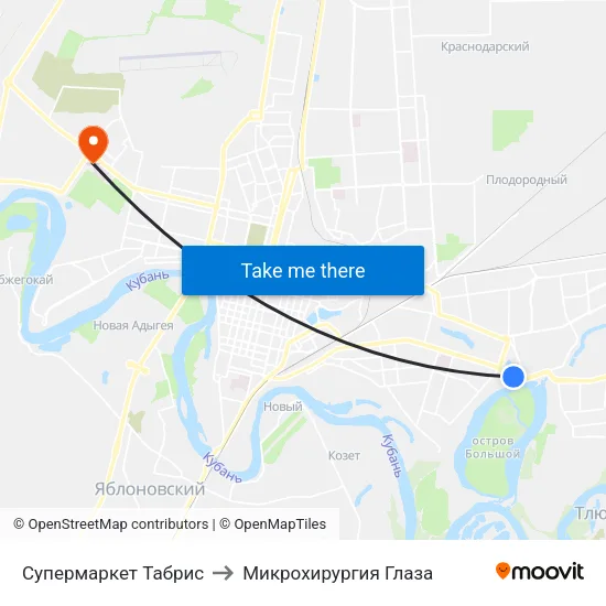 Супермаркет Табрис to Микрохирургия Глаза map