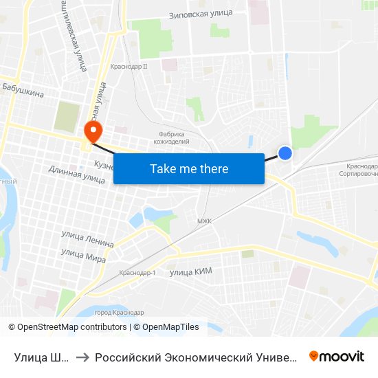 Улица Школьная to Российский Экономический Университет Им. Г.В. Плеханова map