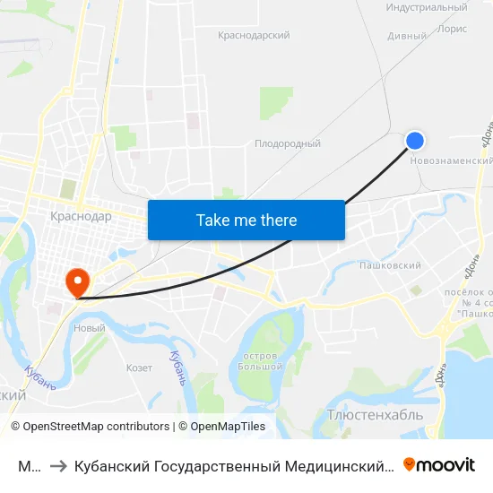 Мтф to Кубанский Государственный Медицинский Университет map