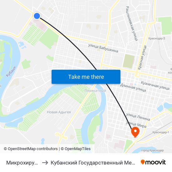 Микрохирургия Глаза to Кубанский Государственный Медицинский Университет map