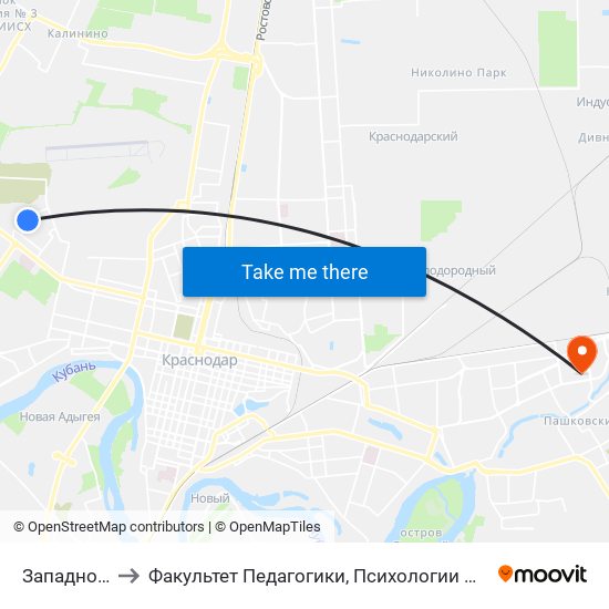 Западное Депо to Факультет Педагогики, Психологии И Коммуникативистики map