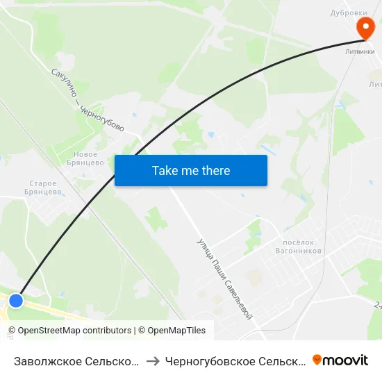 Заволжское Сельское Поселение to Черногубовское Сельское Поселение map