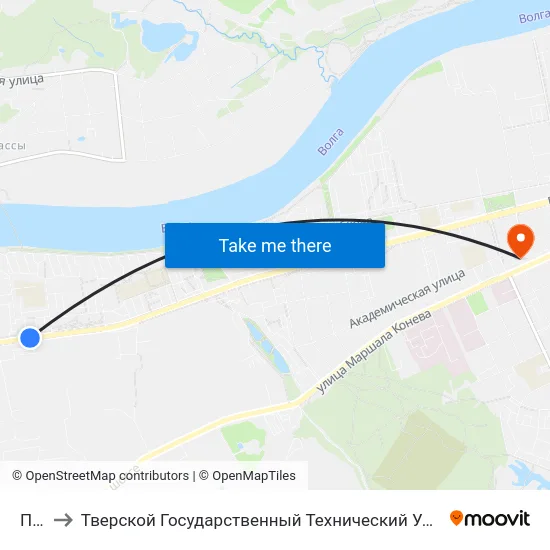Пкдл to Тверской Государственный Технический Университет (Учебный Корпус) map