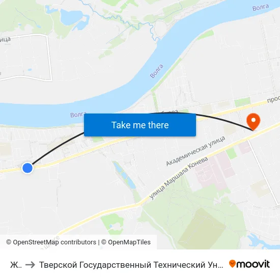 Жби to Тверской Государственный Технический Университет (Учебный Корпус) map