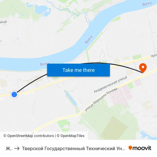 Жби to Тверской Государственный Технический Университет (Учебный Корпус) map