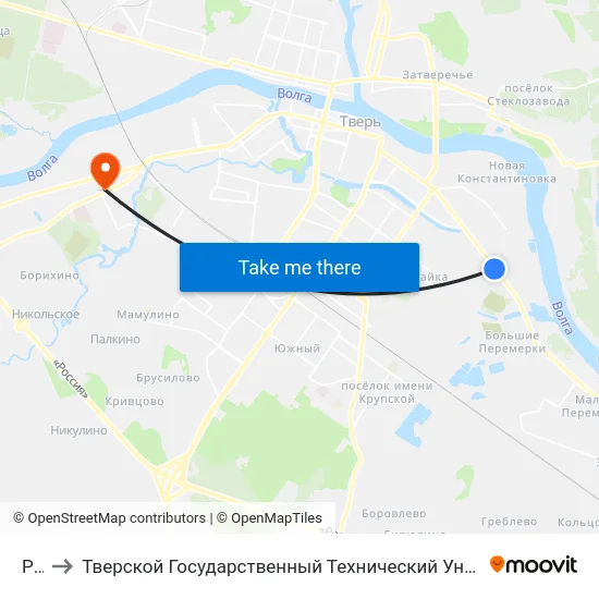 Рмз to Тверской Государственный Технический Университет (Учебный Корпус) map