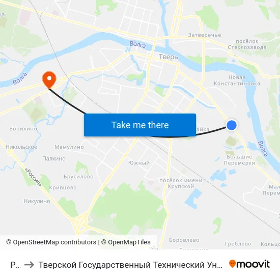 Рмз to Тверской Государственный Технический Университет (Учебный Корпус) map