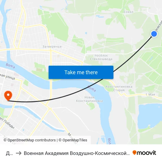 Дачи to Военная Академия Воздушно-Космической Обороны Имени Г.К. Жукова map