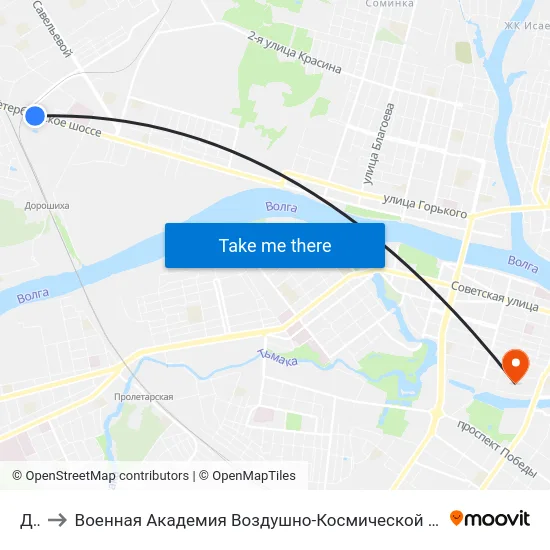 Дск to Военная Академия Воздушно-Космической Обороны Имени Г.К. Жукова map
