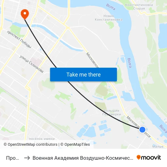 Промопост to Военная Академия Воздушно-Космической Обороны Имени Г.К. Жукова map