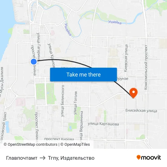 Главпочтамт to Тгпу, Издательство map