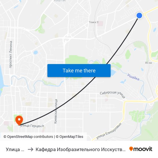 Улица Суворова to Кафедра Изобразительного Исскуства Института Искусств И Культуры Тгу map