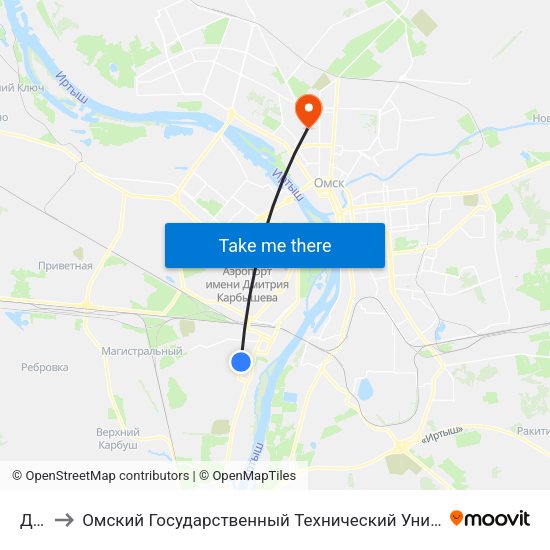 Док to Омский Государственный Технический Университет map