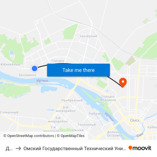 Док to Омский Государственный Технический Университет map