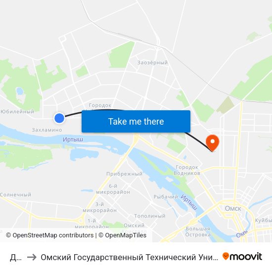 Док to Омский Государственный Технический Университет map