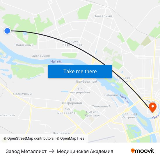 Завод Металлист to Медицинская Академия map