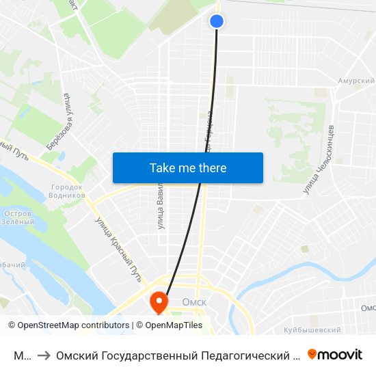 Мкб to Омский Государственный Педагогический Университет map