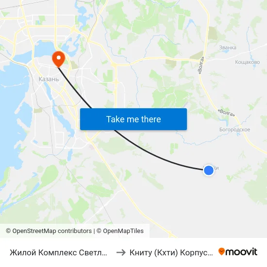 Жилой Комплекс Светлый to Книту (Кхти) Корпус А map