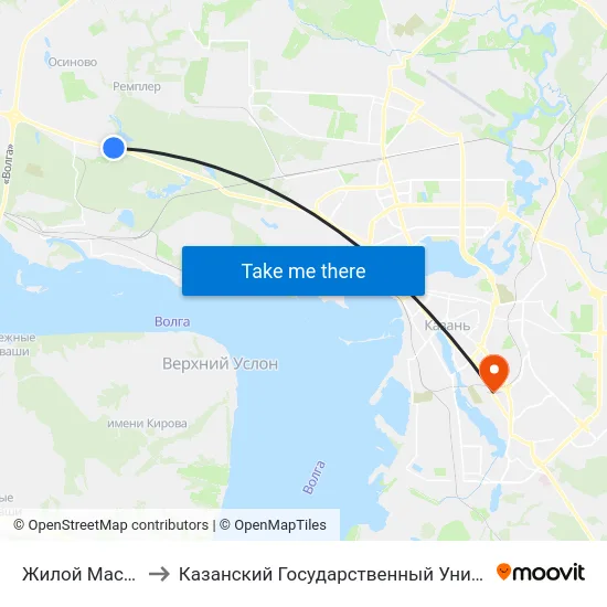 Жилой Массив Ремплер to Казанский Государственный Университет Культуры И Искусств map