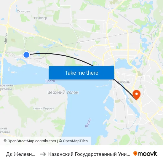 Дк Железнодорожников to Казанский Государственный Университет Культуры И Искусств map