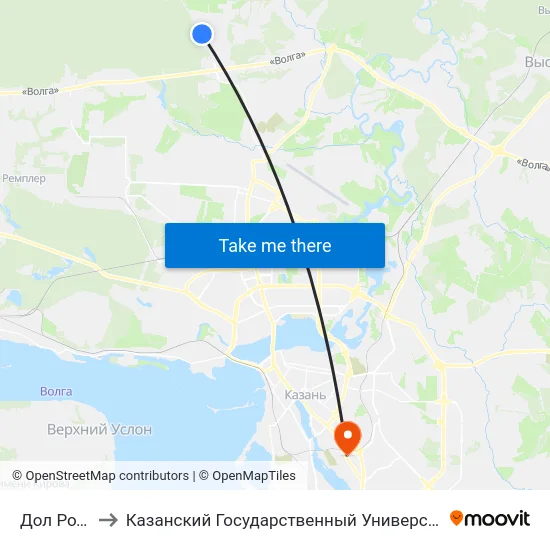 Дол Родничок to Казанский Государственный Университет Культуры И Искусств map