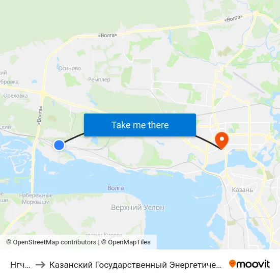 Нгч-8-1 to Казанский Государственный Энергетический Университет map