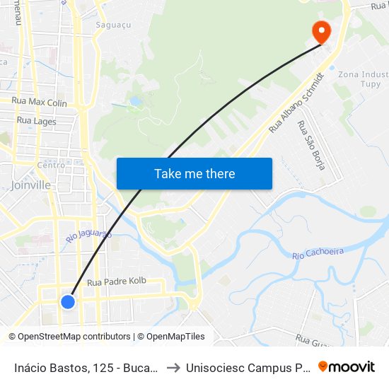 Inácio Bastos, 125 - Bucarein to Unisociesc Campus Park map