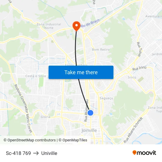 Sc-418 769 to Univille map