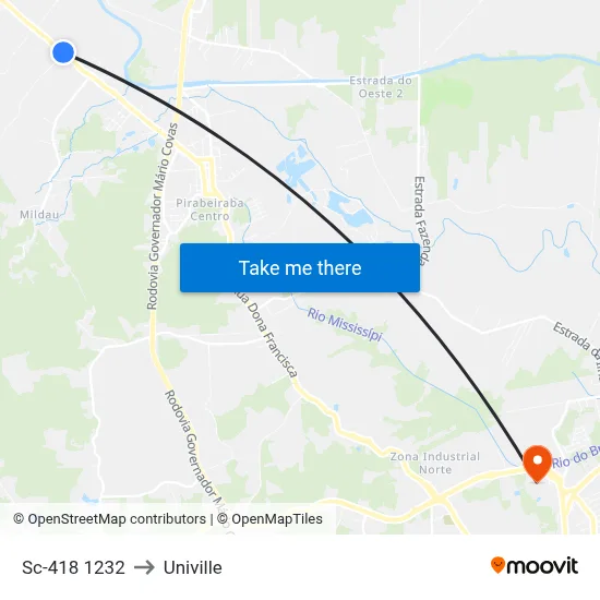 Sc-418 1232 to Univille map