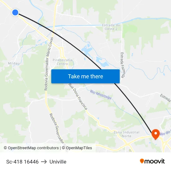 Sc-418 16446 to Univille map