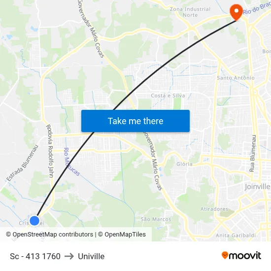 Sc - 413 1760 to Univille map