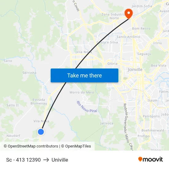 Sc - 413 12390 to Univille map