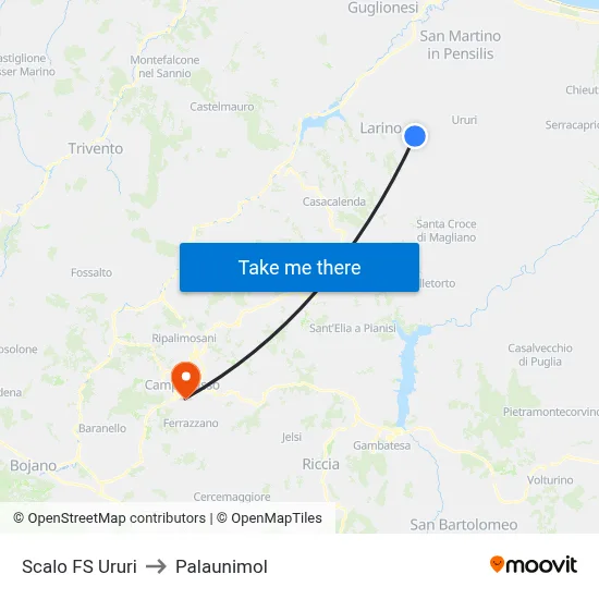Ururi Railway Station to Palaunimol map