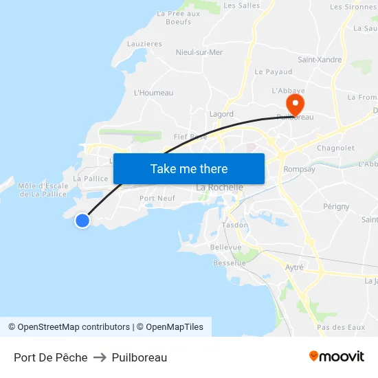 Port De Pêche to Puilboreau map