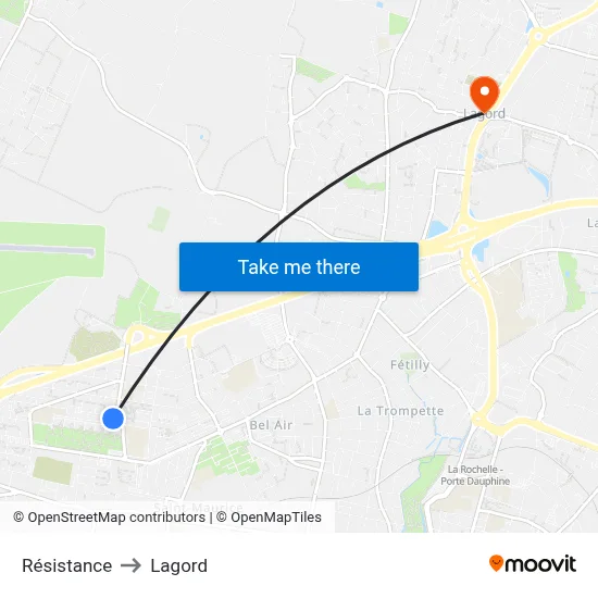 Résistance to Lagord map