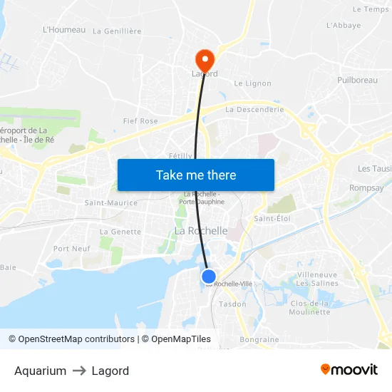 Aquarium to Lagord map