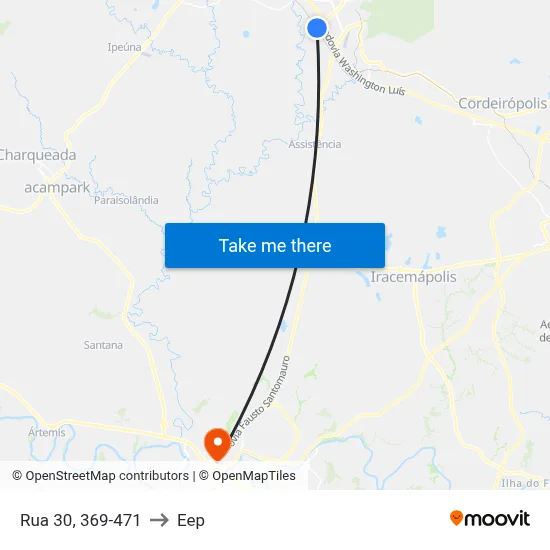 Rua 30, 369-471 to Eep map