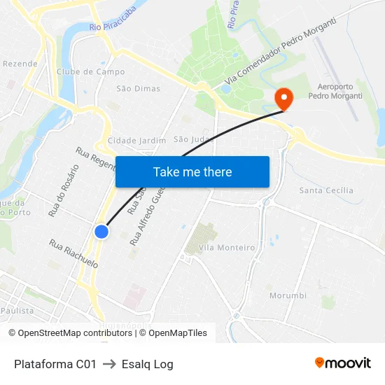 Plataforma C01 to Esalq Log map
