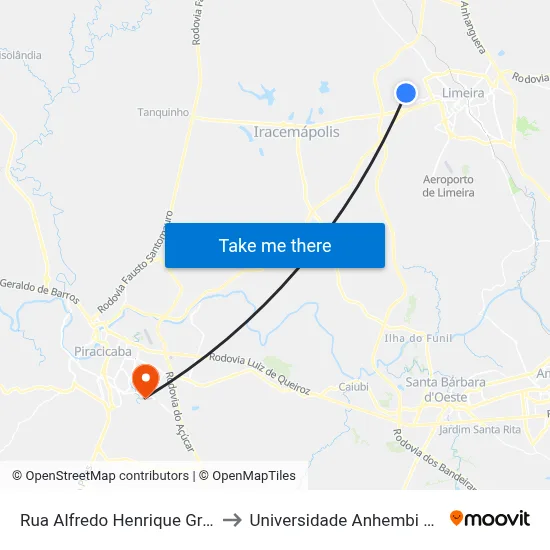 Rua Alfredo Henrique Greve, 153 to Universidade Anhembi Morumbi map