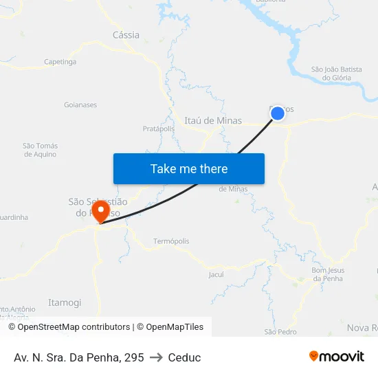 Av. N. Sra. Da Penha, 295 to Ceduc map