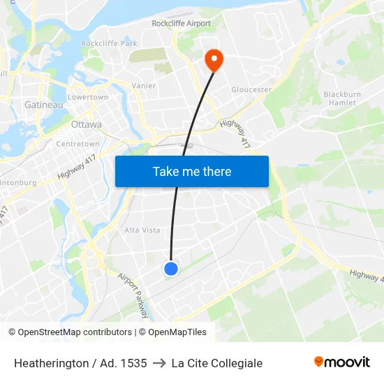 Heatherington / Ad. 1535 to La Cite Collegiale map