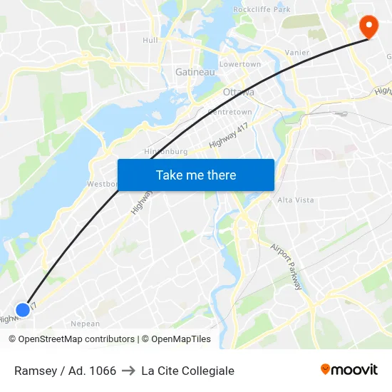Ramsey / Ad. 1066 to La Cite Collegiale map